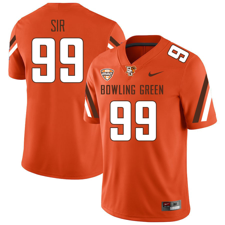 Bowling Green Falcons #99 Sami Sir College Football Jerseys Stitched Sale-Orange